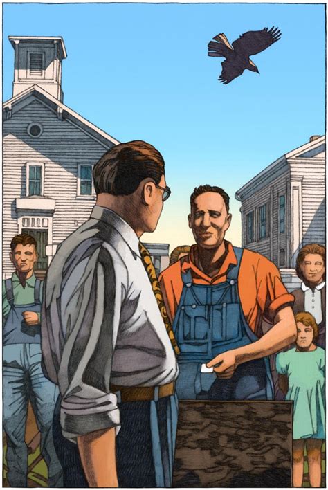 old man warner in the lottery|“The Lottery,” by Shirley Jackson .